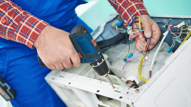 Etimesgut Samsung Samsung çamaşır makinesi kart tamiri – Su almama arızası orijinal parça ile giderildi. - Teknik servis örneği